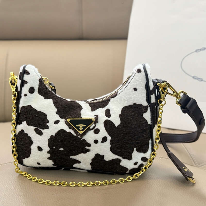 leopard print bag Print Designer Tote Hobo Bag Women Handbags suede Large Capacity Hot Girl Fashion Brand cow print bag
