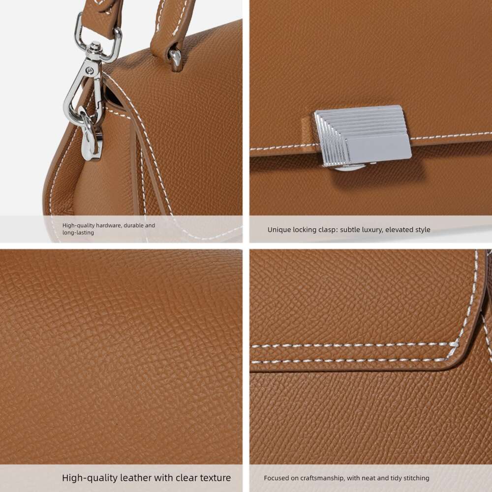 Luxury Shoulder Bags Totes Hobo Autumn Winter New Cowhide Handbag Small Tote Versatile Fashion Genuine Leather Women S Crossbody Hot Selling Bag SENYY