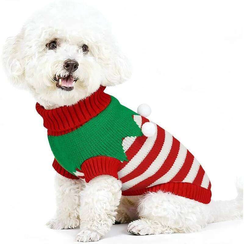 Christmas Dog Sweater for Small Medium Large Dogs Pet Puppy Coats Sweate Winter Knit Costume Clothes 26H0107