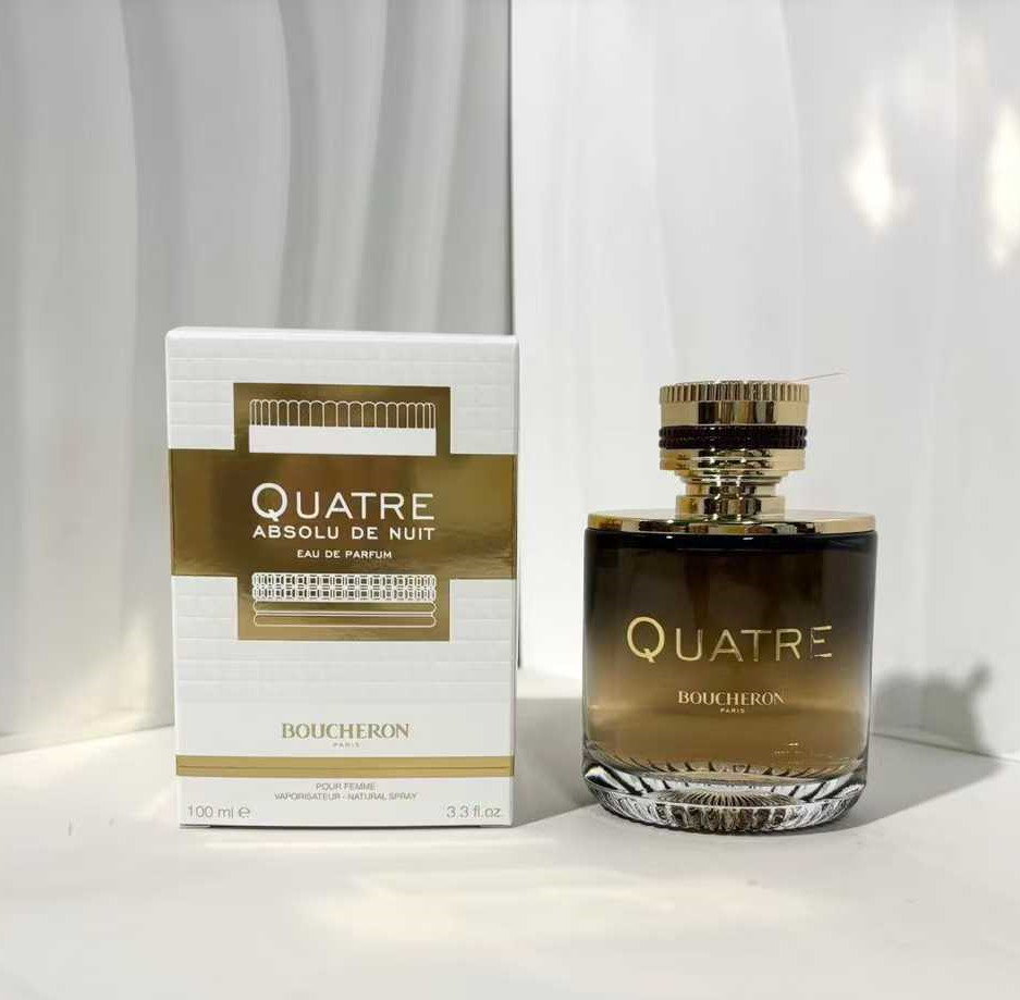Boucheron Perfume Quatre Iconic Absolu De Nuit Eau De Parfum 100ml Long Lasting Smell Paris Men Women Cologne Spray Good Quality