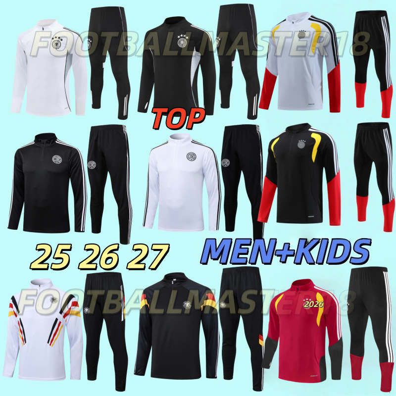 24 25 26 Germany tracksuit soccer jersey KROOS GNABRY MULLER GOTZE BAYERNS MUNICH KANE 2025 2026 football shirt training suit Men kids kit