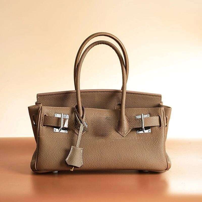 High Quality New Long Style Genuine Leather With Silver Buckle For Women Top Grain Cowhide Fashionable Luxury Handbag Liksusie