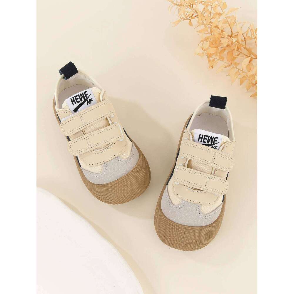 Spring and Autumn 2024 New Korean version of indoor girls canvas soft-soled baby toddler children's shoes 26D0107