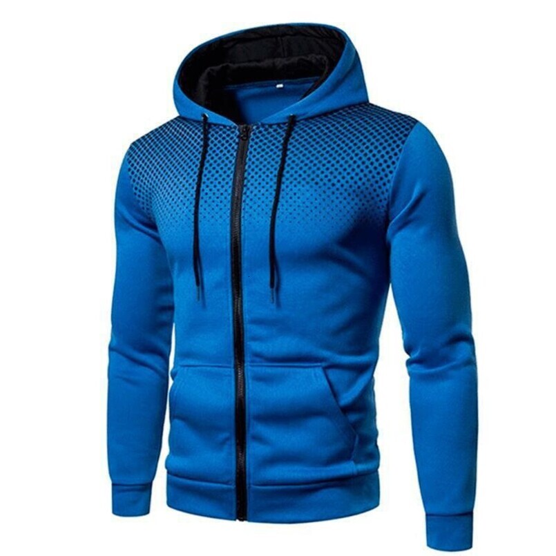 Amazon Autumn Winter New Fashion Casual Cardigan Hooded Sweatshirt Men's Wholesale