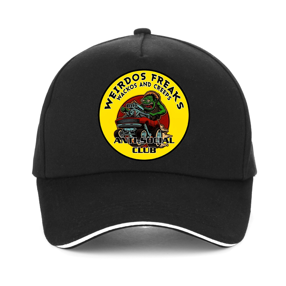 Rat Fink Weirdos Freaks Wackos and Creeps cap Summer baseball Cap Sun Visor Bootleg Hip Hop hat
