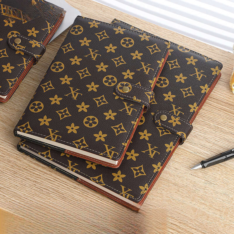 Xitong 496 Leather Cover Office Notebook A5/B5/A6 Printed Retro Handwritten Journal Customizable Logo