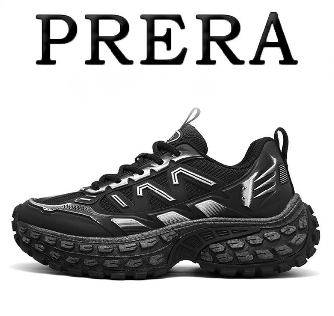 PRERA Free Shipping 2026 New Fashion Men's Casual Shoes Outdoor Hiking Shoes Chunky Cushioned Non Slip Trekking Versatile Sneakers
