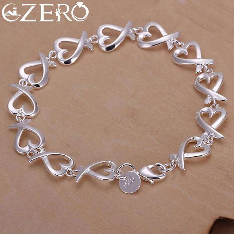 925 Silver Bracelets for Women Wedding Lady Cute Noble Pretty Jewelry Fashion Nice Chain Hot Gifts