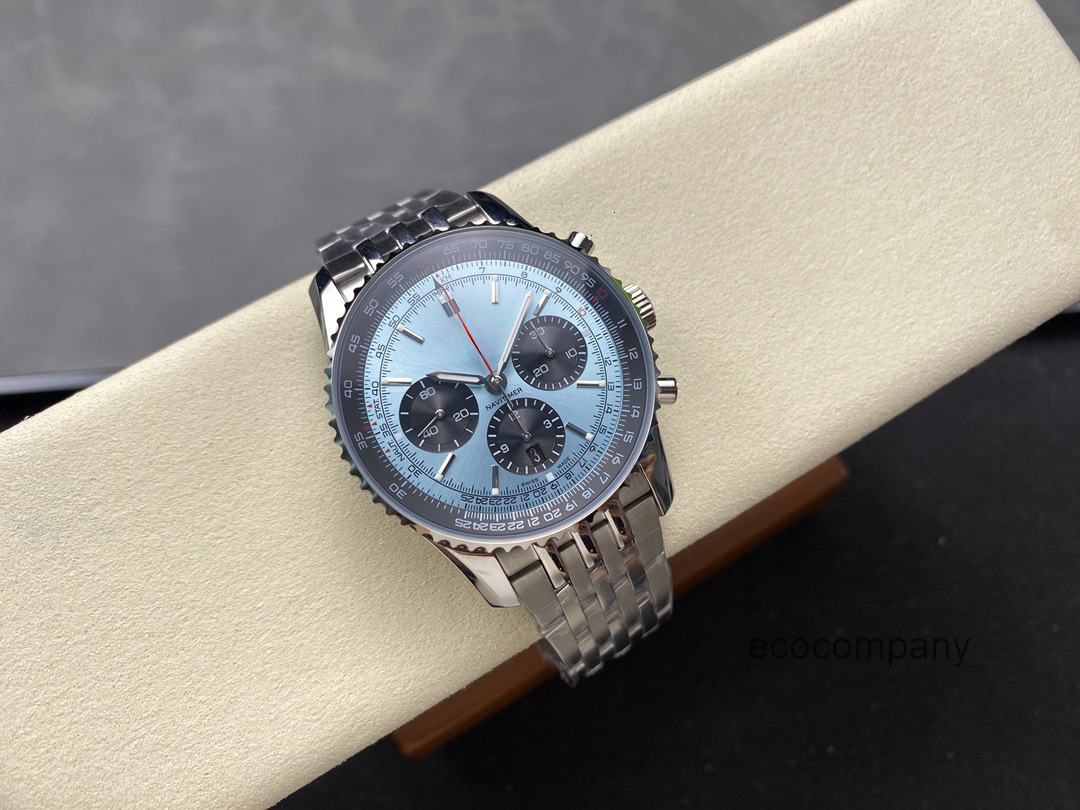 Top quality navi timer watch watches mens watch super clone watches B01 movement chronograph designer watch automatic watch sapphire glass with box 7MGK