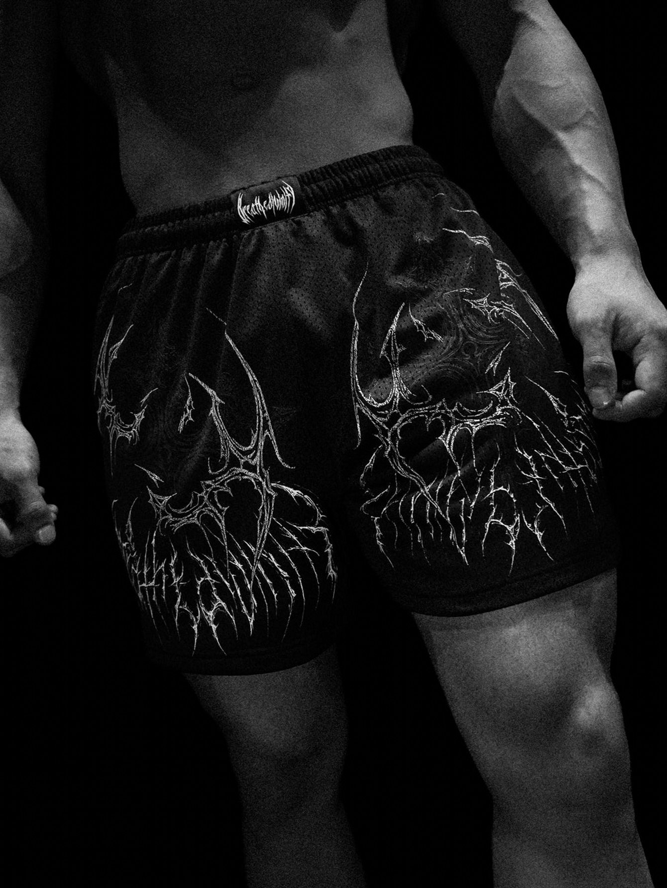 Men's Shorts Breathedivinity Sports Shorts Brand Summer Quick-drying Casual Sweatpants Running Breathable Drawstring Adjustable Loose Shorts Gym 