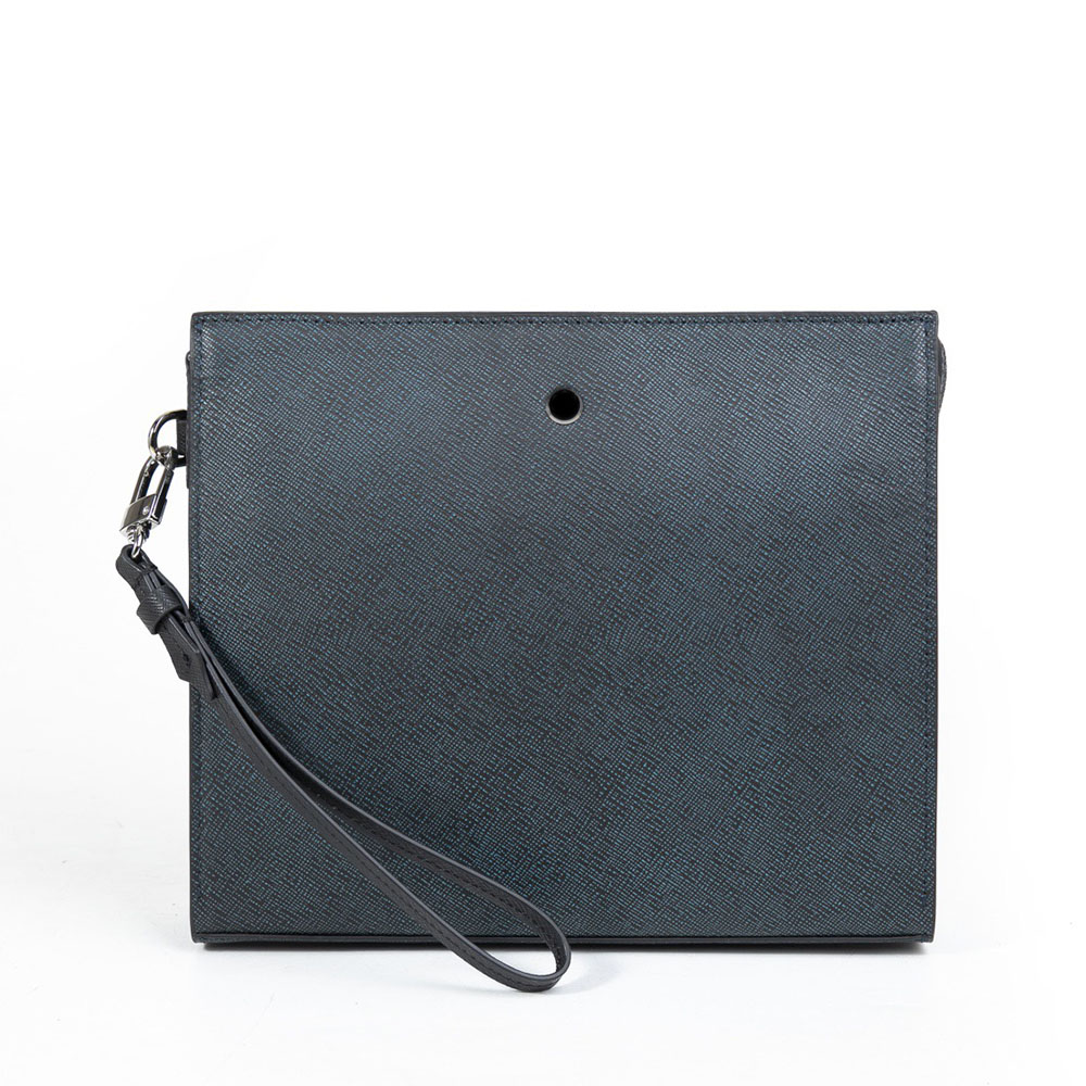 Club bag Top quality Genuine Leather Men Wallet Zipper Pocket Men briefcase Business handbag Cardholder wallet Men Wallet with Dustbag