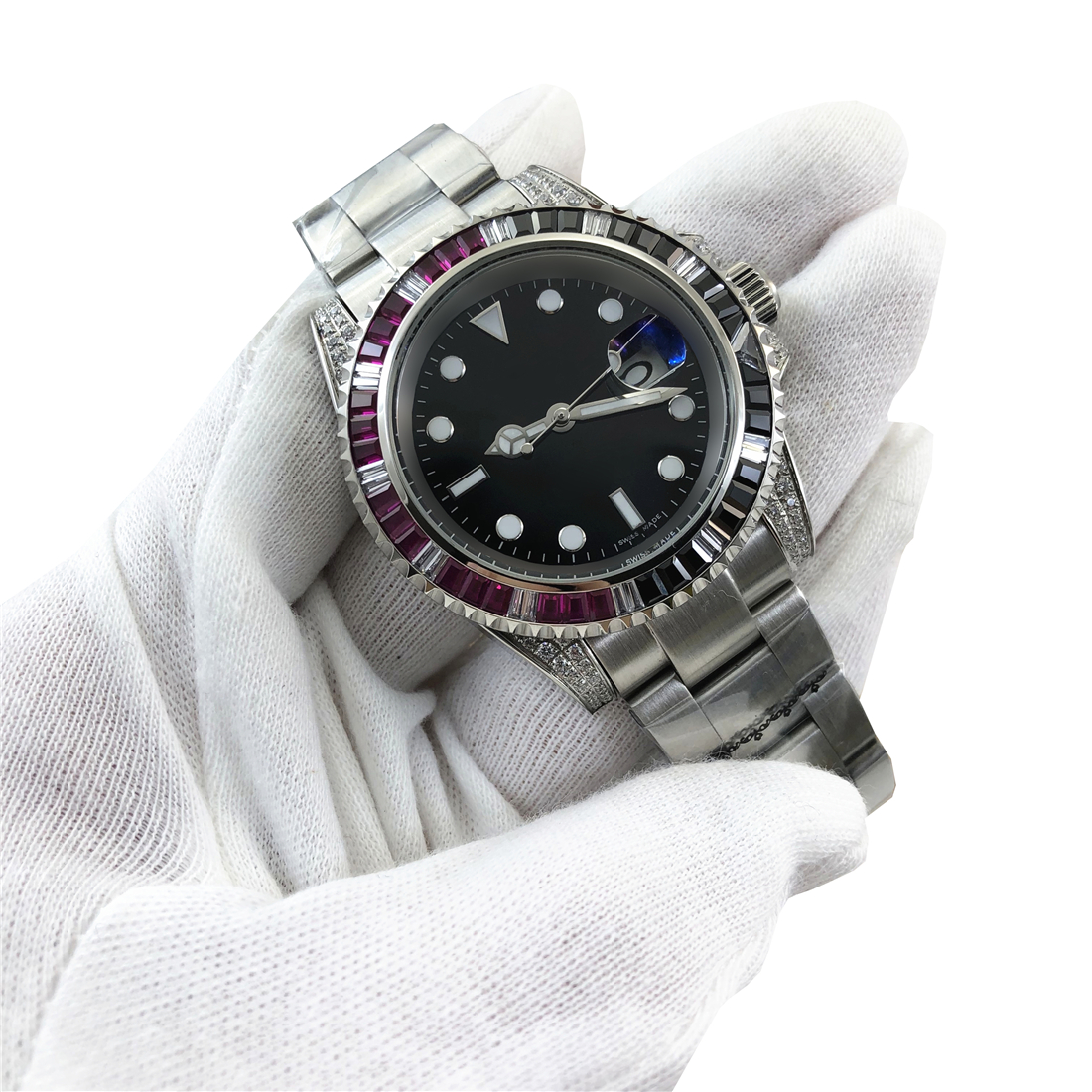 41MM diamond Cal.3285 Mechanical Movement, 904L Stainless Steel Designer Men Watches Automatic Watches with Sapphire Glass and Luminous Hands for