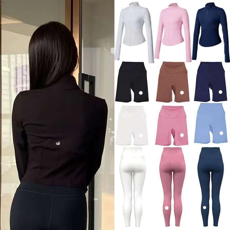 New Alonessities Sets Jacket Women Sweat Yoga Set Designer Gyms Sharks Clothing Vuori Women Leggings Pants Shorts Alonessities Jacket Leggings Women Sets qc