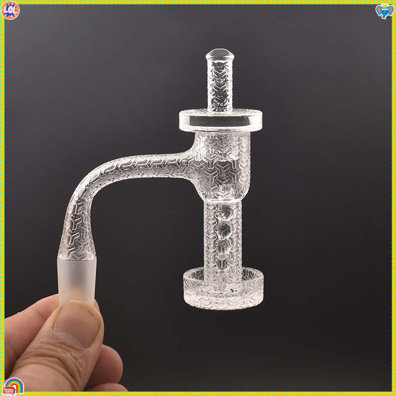 High quality 10mm 14mm Male Full Weld Beveled Edge Control Tower Terp Slides Terp Slurper Quartz Banger Nails for water bong pipe