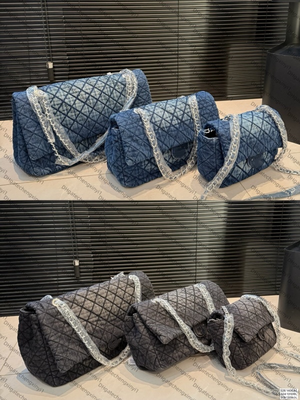 Designer Bag Womens Luxury Shoulder Bag Women Fashion Classic cowboy Denim Diamond Lattice Cross Body Flap Bags Girls Handbags