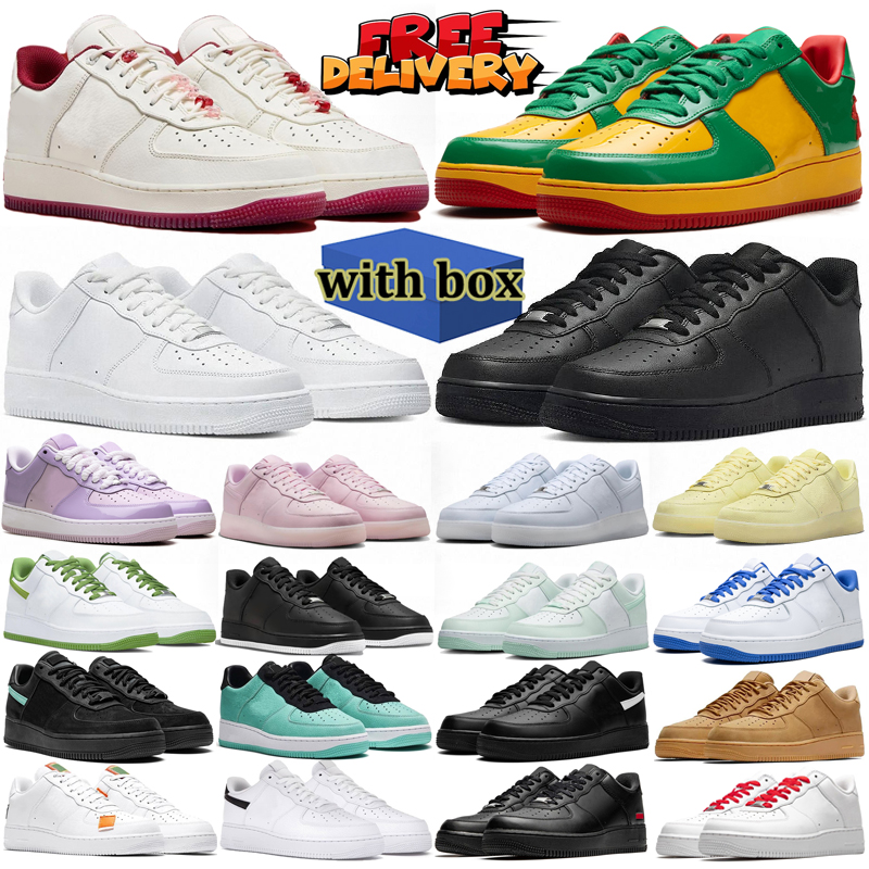 free shipping af1s designer shoes women men brown pink black white mens outdoor comfortable outfit sports trainers