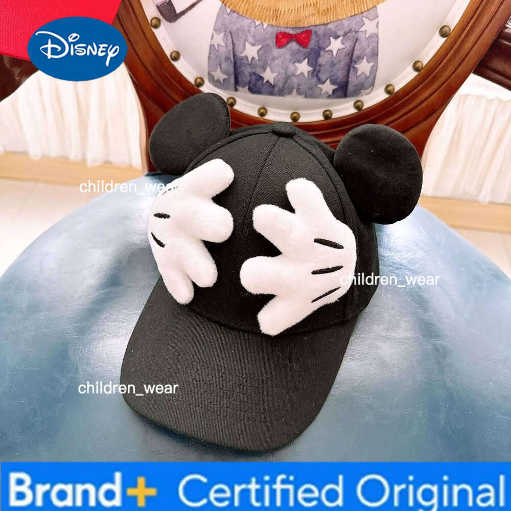 Disney 2025 Pure Cotton Parent-child Caps, Children's Sun Hats Outings, Cartoon Big-eared Baseball Caps for Boys and Girls H260107 H260107