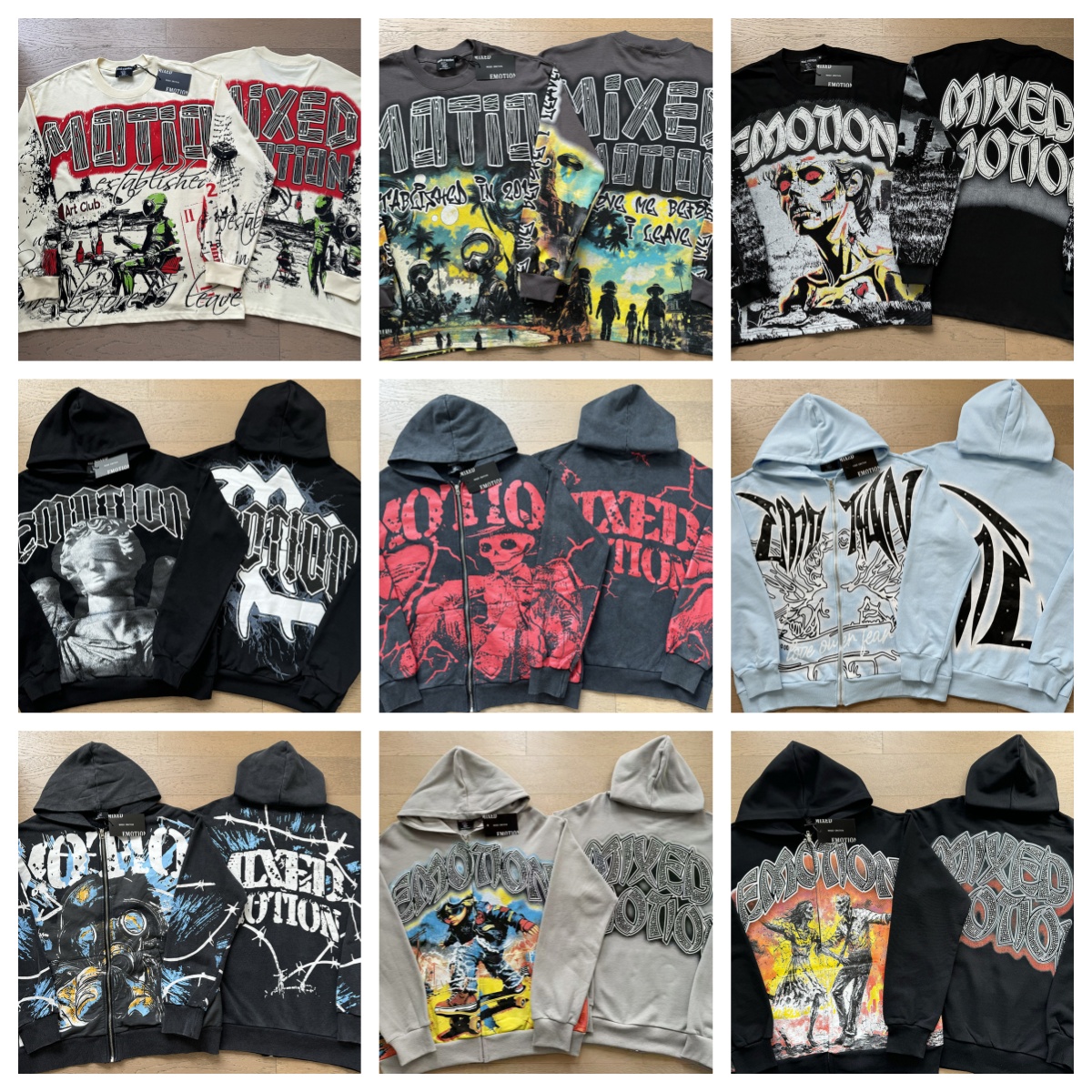 Designer Hoodies American Retro Hot Rhinestone Letter Print Cotton Hoodies Men Women High Street Hip-Hop Loose Fit Cardigan Zipper Sweatshirt