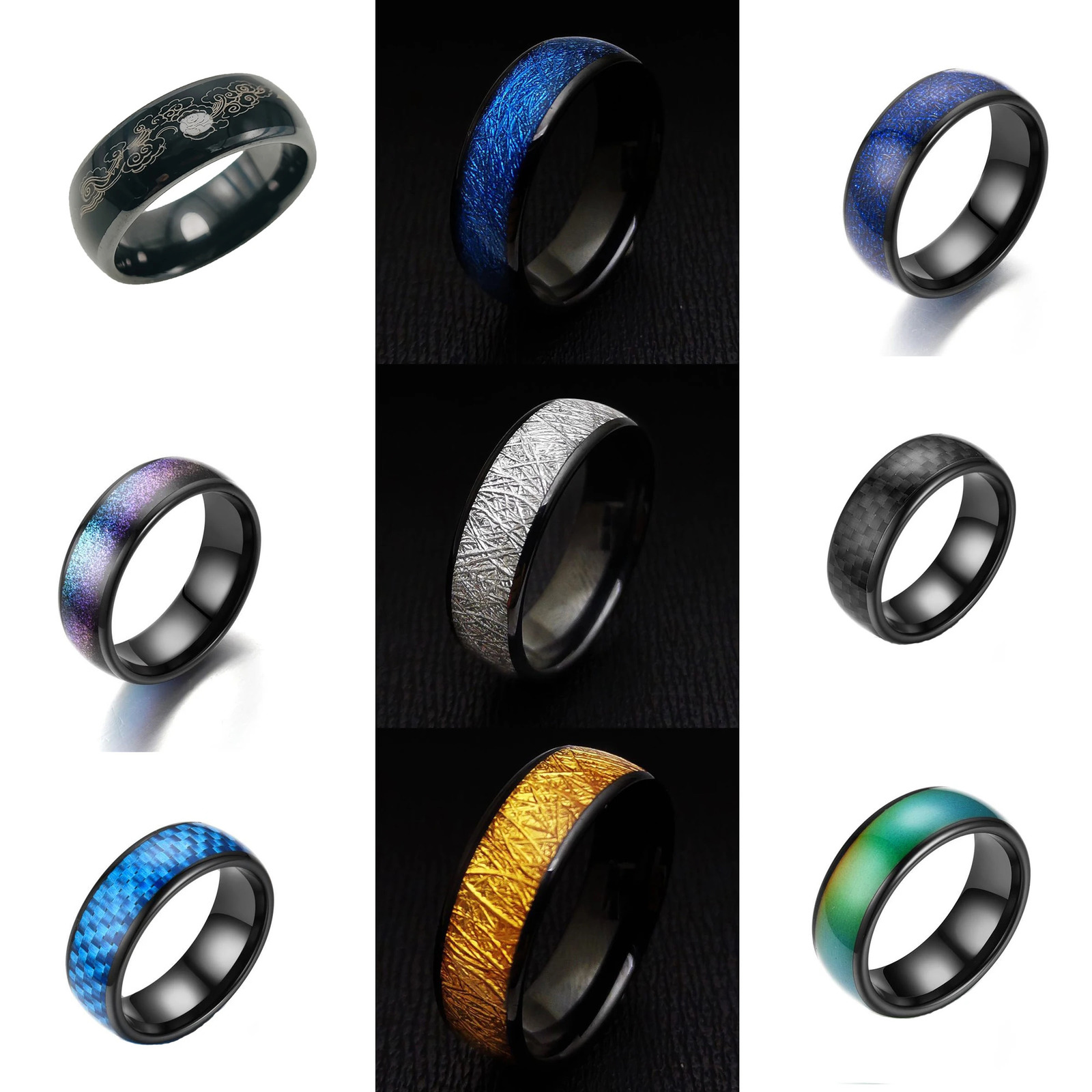 T5577 access control card Attendance card induction card can clone 125khz RFID tag card paste key ring smart fashion ring 251223