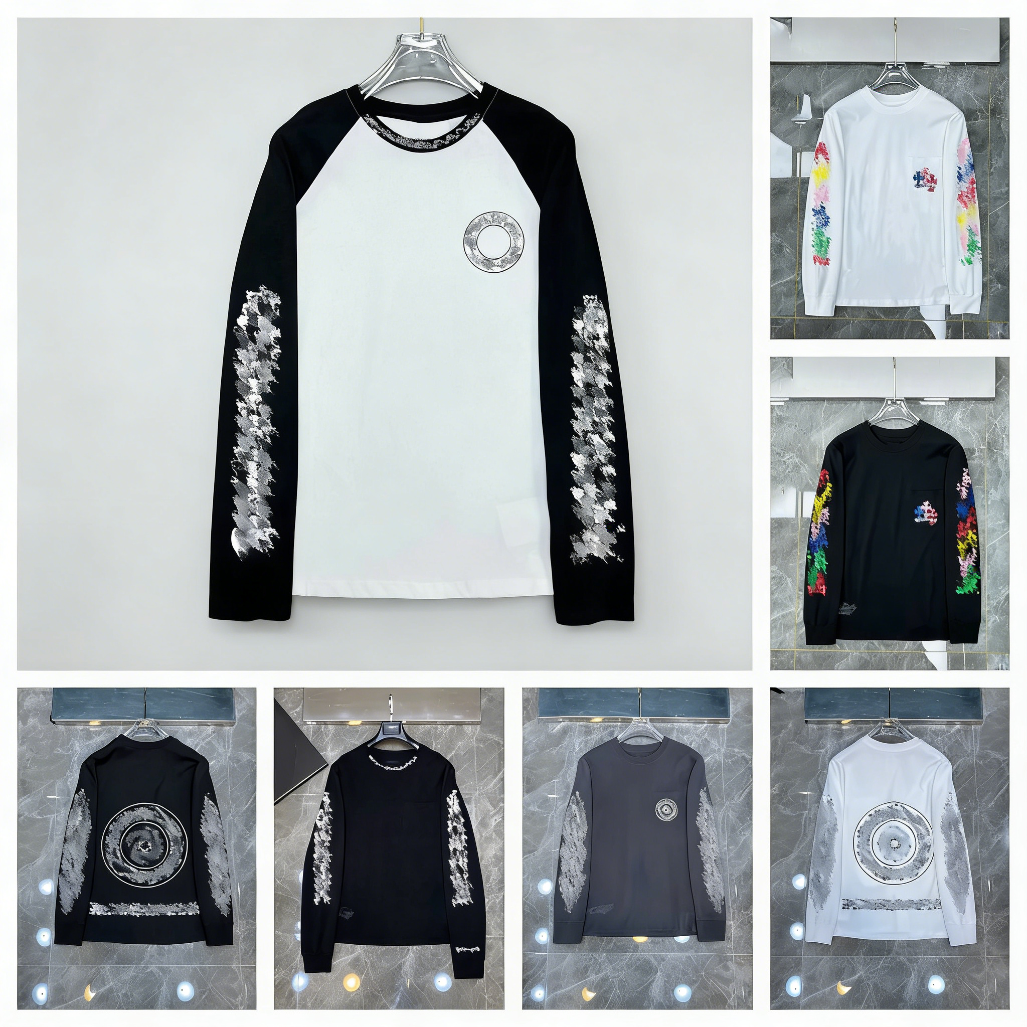 2026 Chrome Hoodie High Quality chrome designer clothes men Sweatshirts Hip Hop loose sleeves Pullover hoodie Cardigan Loose Men hoodies women sweaters 001