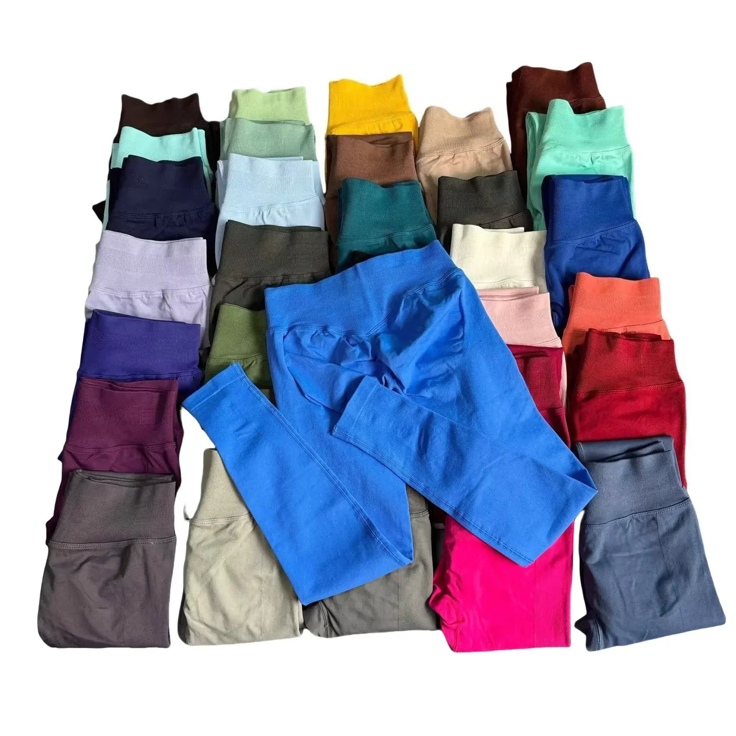Dfyoga Legging Seamless Sports Impacts Yoga Pants Low Ribbed Band Gym clothes Fitness Workout wear Scrunch Bum Tights 260106