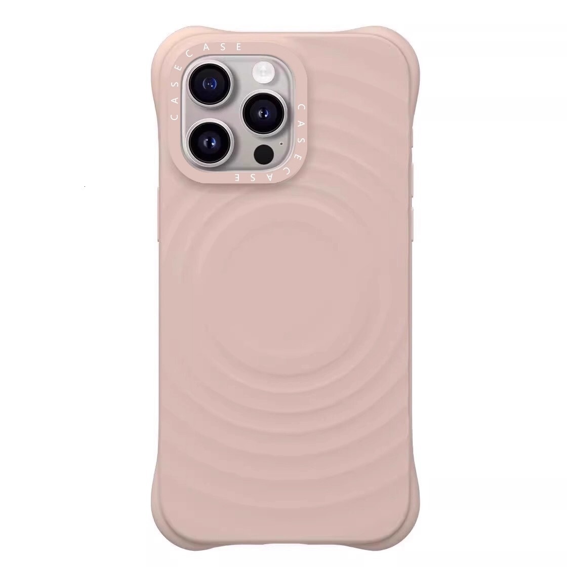 New arrival Letter Wave Pattern Compatible with Apple 17PROMAX Magnetic Phone Case iPhone16p/13Pro/14