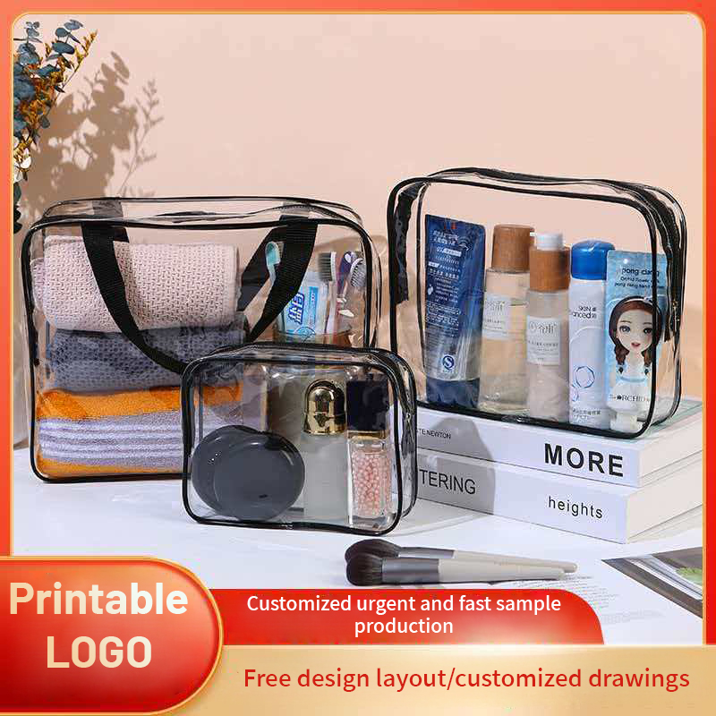Manufacturer's spot wholesale PVC multifunctional sorting and storage bag, spot storage bag, wash and makeup bag, three piece set