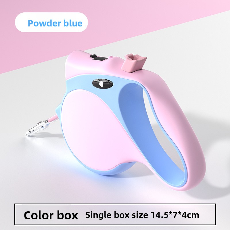 Retractable Dog Leash for Small Medium Dogs Corgi Shiba Inu with Comfortable Chest Strap for Outdoor Walking