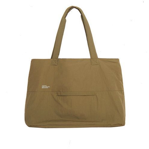 AWT22 Spring and Autumn Simple Single Shoulder Tote Bag Water-Resistant Lightweight Handheld Large Capacity Storage Commuter Bag