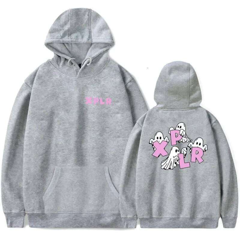 Xplr - Men's women's long sleeved hooded sweatshirts unisex streetwear hip-hop style ghost print Sam's and Colby Merch X260107 - view 4