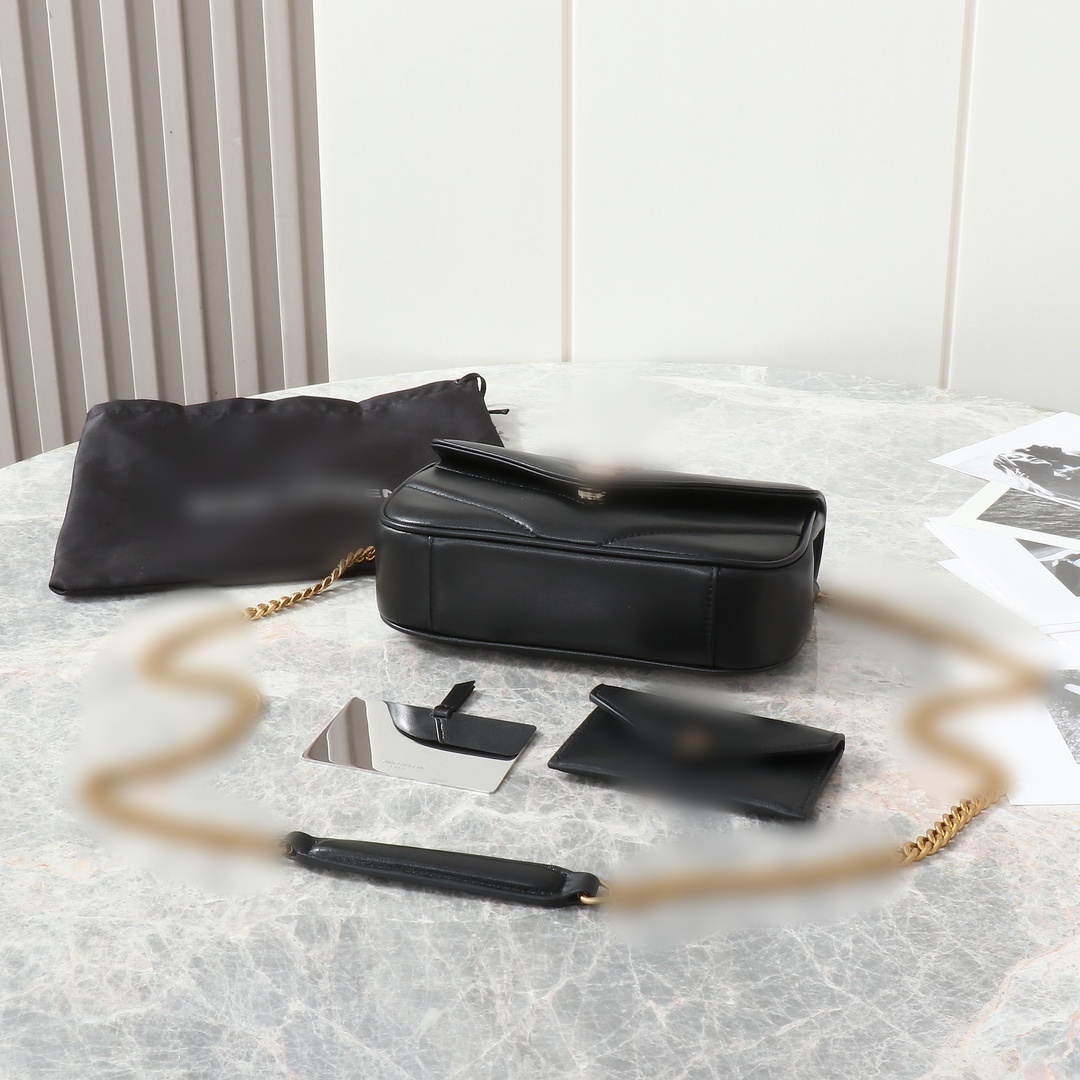 2025 new women's soft sheepskin fashionable casual chain shoulder bag, crossbody bag