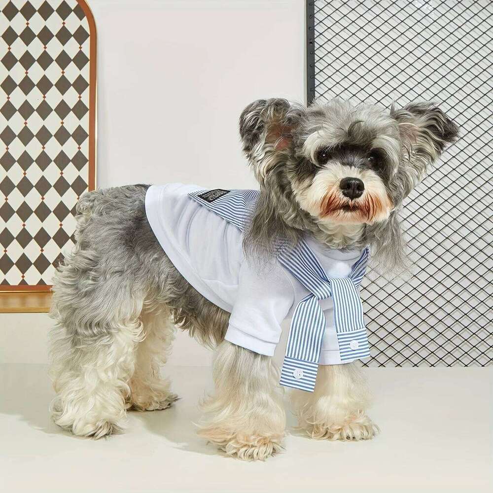 Summer Clothes Casual Versatile Dog T-shirt Suitable for Small Medium Dogs Chihuahua French Bulldog Pet Shirt XJ251225