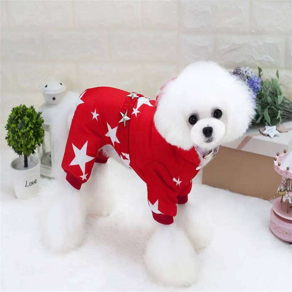 HOT Coat Winter Warm Outerwear Thicken Costume Clothing Wadded Jacket Pet Cat Products Clothes For Dog Puppy XJ251225