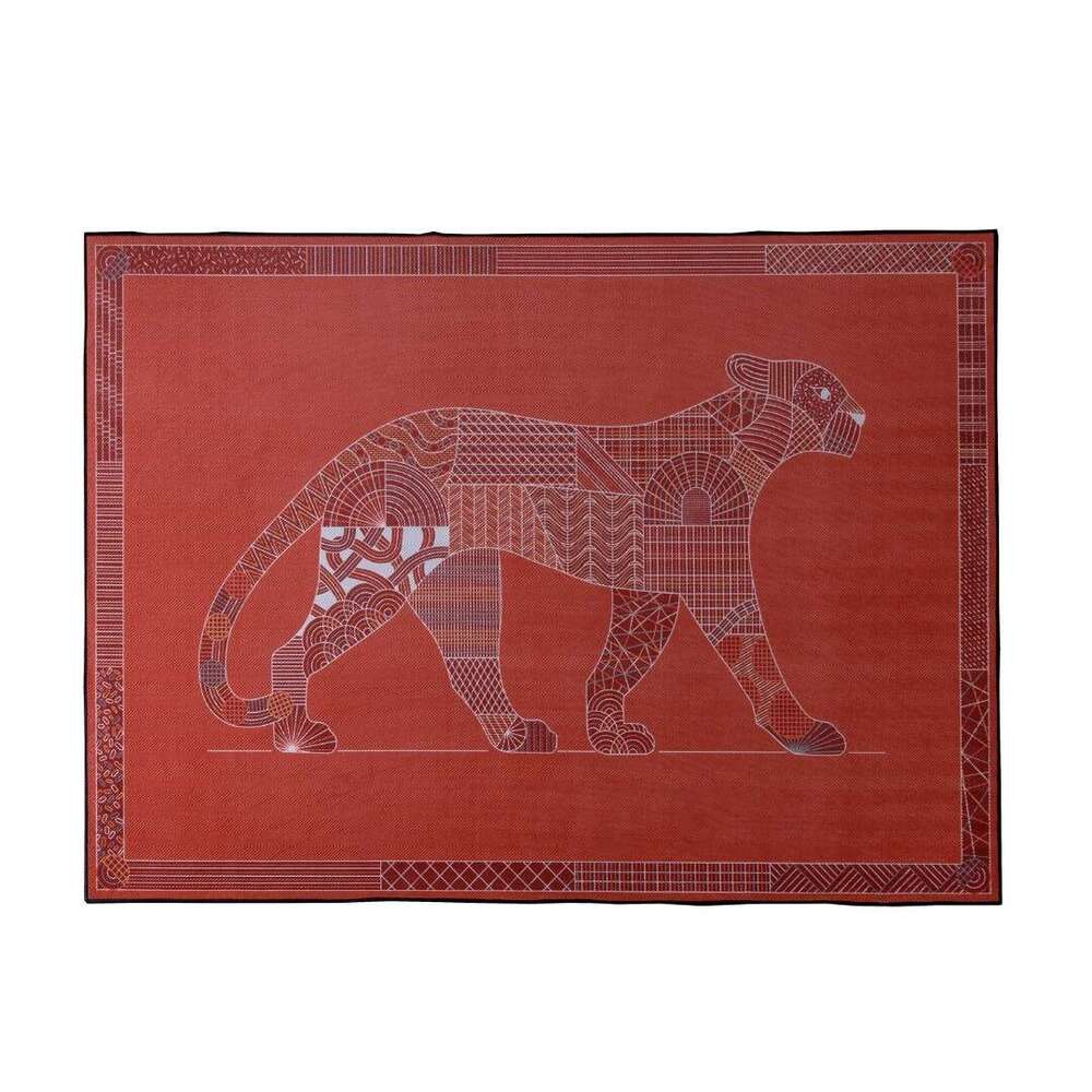 Light Luxury Fashion Horse PVC Printed Placemat Western Plate Dining Table Heat Insulation Mat Coffee Coaster