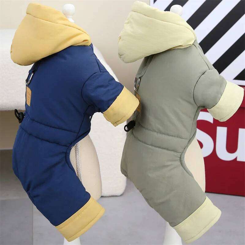 Warm Dog Clothes Winter Puppy Pet Coat Jacket For Small Medium Dogs Thicken Waterproof Yorkies Pets Clothing Hoodies Chihuahua XJ251225