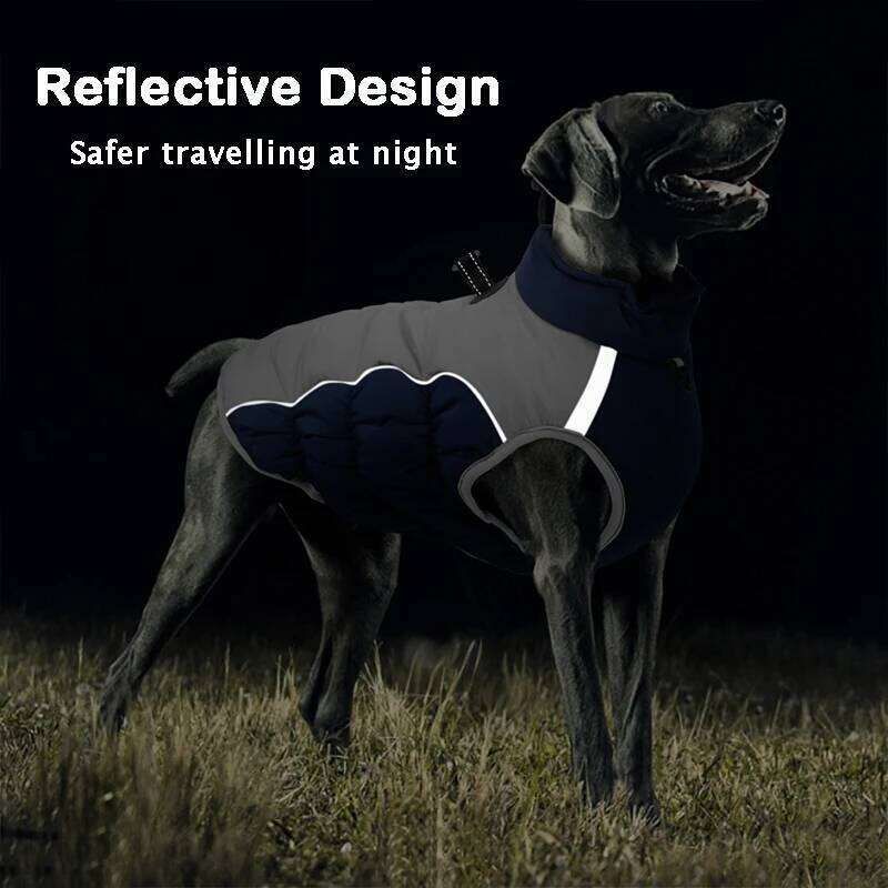 Big Jacket Waterproof Dog Clothes for Medium Large Dogs Winter Pet Costume French Bulldog Coat Labrador German Shepherd Vest XJ251225