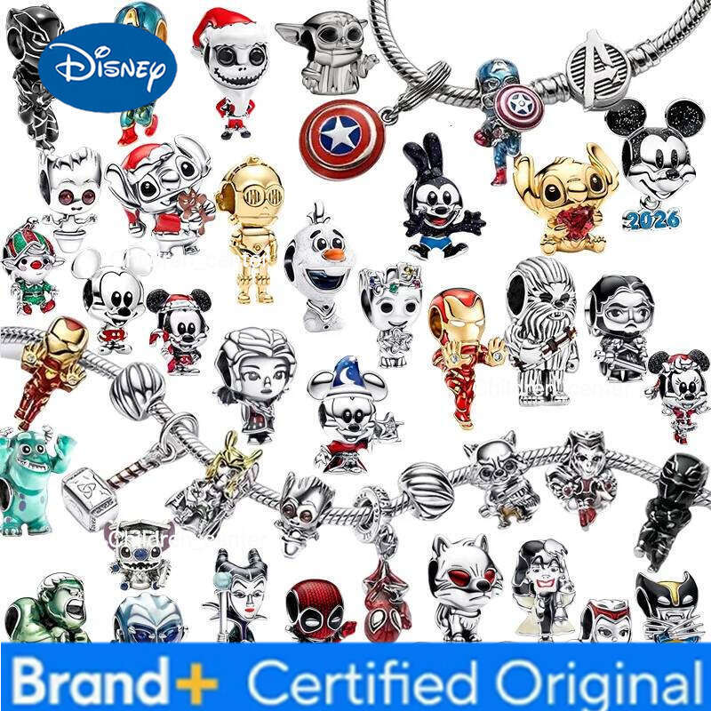 Disney MINISO New Hot Sale DIY Women Jewelry Suitable Original Design:&Marvel Charm Beads Series,Works For Bracelet&Necklace H260108