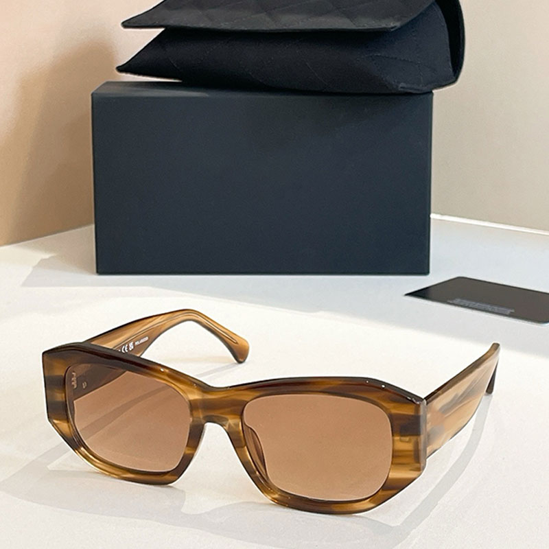 RECTANGLE SUNGLASSES Acetate Innovative Avant Garde Fashion Glasses UV400 UV Protection Womens Leisure Versatile Classic Style 5554-A