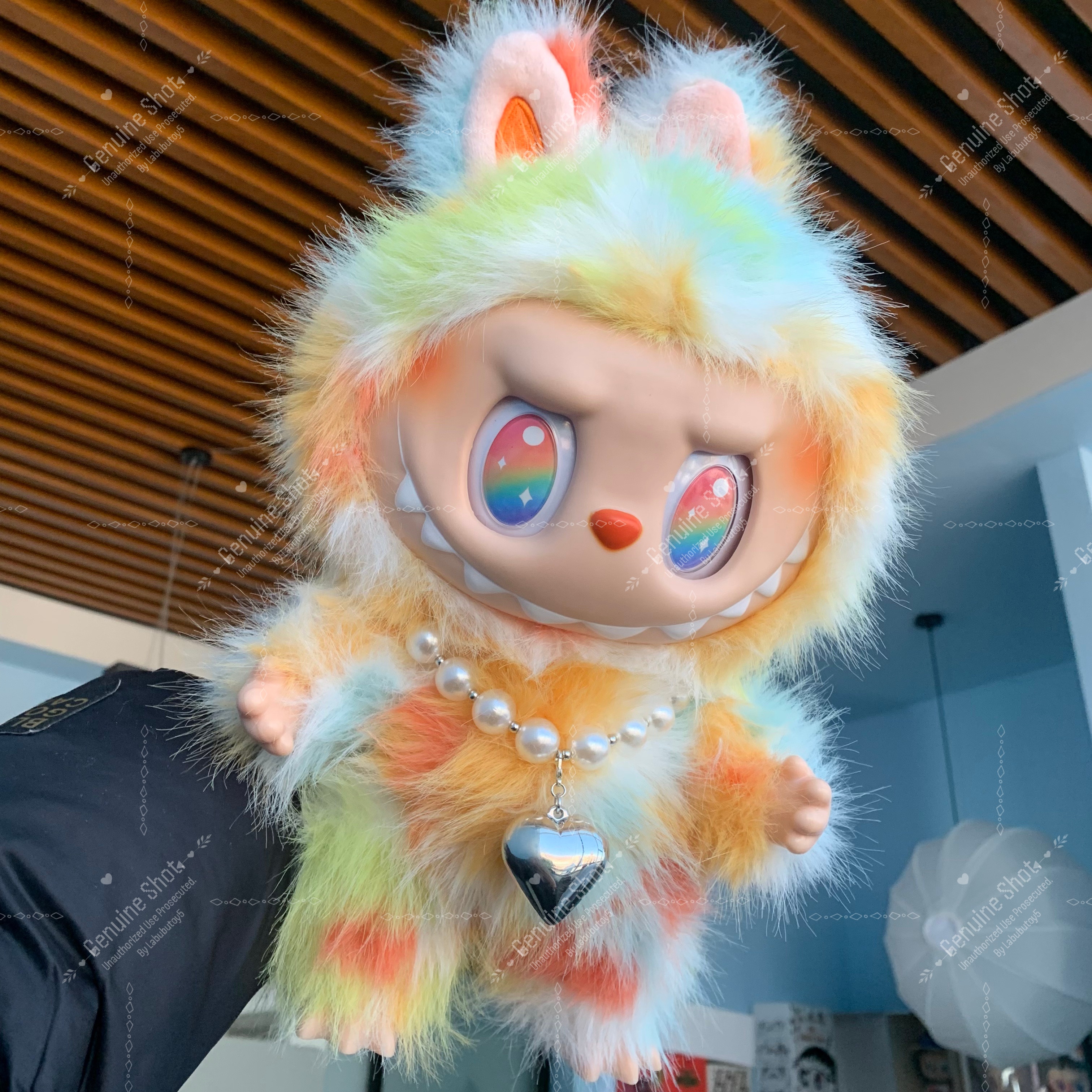 High Quality 38Cm Labubu Big Into Energy Series Rock The Universe 3.0 Vinyl Plush Doll Stuffed Animals yizhixing