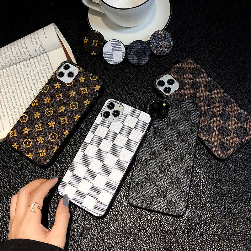 Phone Case iPhone17 Pro Max Case Checkered Shockproof Cover for iPhone 16 15 14 Plus 13 Pro 12