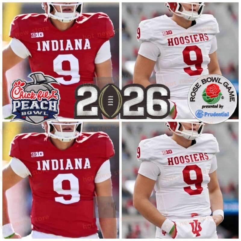 Rose Peach Patch Indiana Hoosiers College Football Jersey Fernando Mendoza Roman Hemby Kaelon Black Omar Cooper Jr Elijah Sarratt Rolijah Hardy Aiden Fisher Kamara
