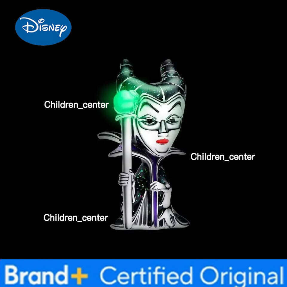 Disney Miniso 925 Silver Jewelry Villians Full Collection Set Cruella De Vil Maleficent Charm Fit Original Bracelet Accessories H260108