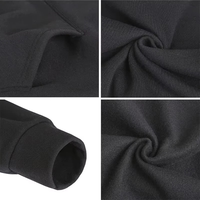 25 Winter Oversized Jumper Solid Color Warm Mens Fashion Crew Neck Sweater Casual Loose Sweatshirt Street Sportswear 260107