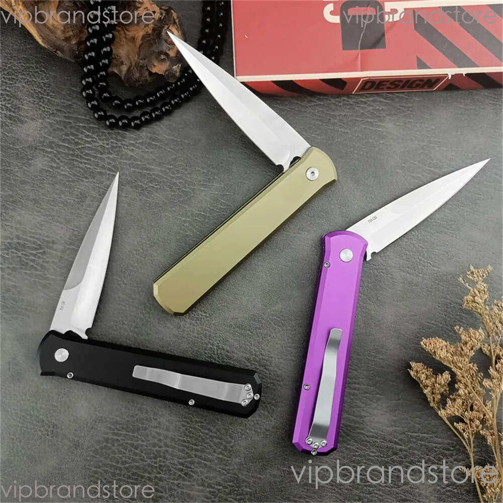 Tactical 920 Godfather Assisted Folding Knife Bead Blasted Plain Blade Aluminum Handles Outdoor Hunting Knives EDC Defense Camping Tool 3407 5201 5101