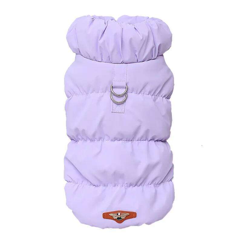 Luxury Winter Vest Warm Cotton Pet Jacket Coat Thickened Designer Dog Clothes with D-ring Ropa Para Perro XJ251225