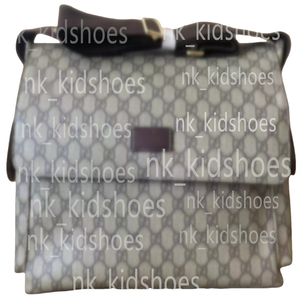 Hot baby bag Diaper Bags Waterproof Mummy Diapers infant Zipper Brown Plaid Print Backpack Messenger Nappy Stackers Container Maternity Multi-function Dad bag