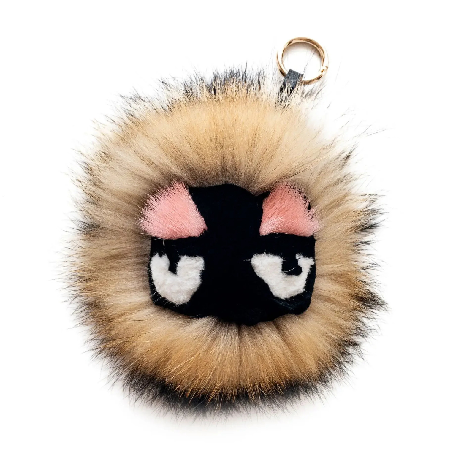 Fur Monster Car Bag Hanging Ornament Keychain Fluffy Ball Decorations Plush Jewelry Accessories Exquisite Chinese Made 260107 - view 6