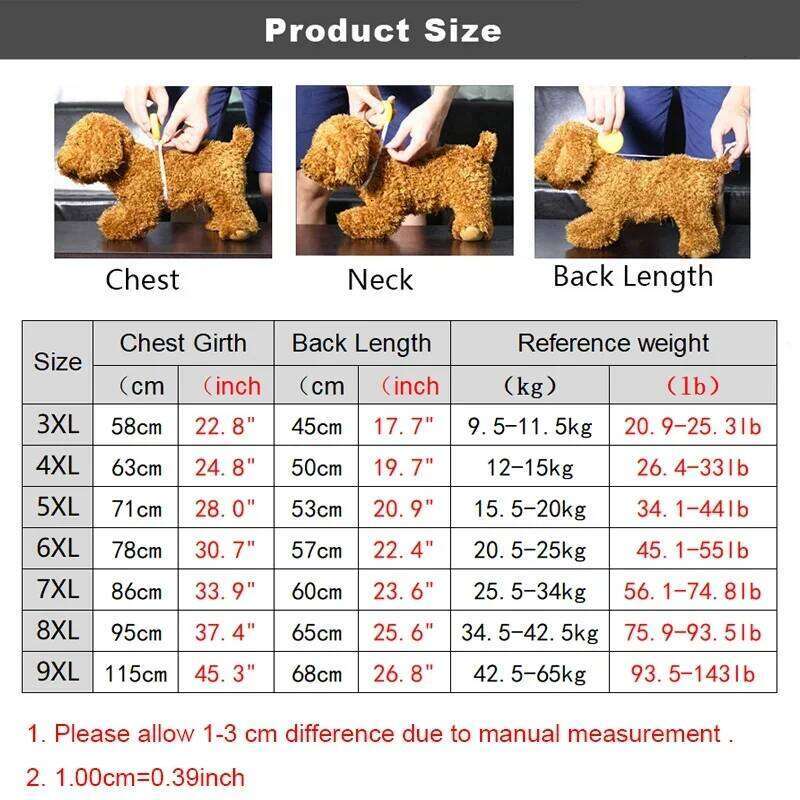 3XL-9XL Sweater for Large Dogs Cute Bear Hoodie Soft Double-Sided Plush Fleece Big Dog Clothes Winter Fuzzy Sleepwear XJ251225