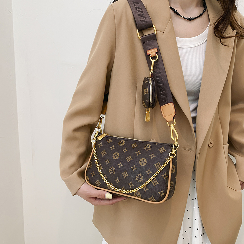 New Design Bag 2026 Floral Print Small Bag for Women, Chic Convertible Shoulder Purse, Casual Elegant Crossbody Bag