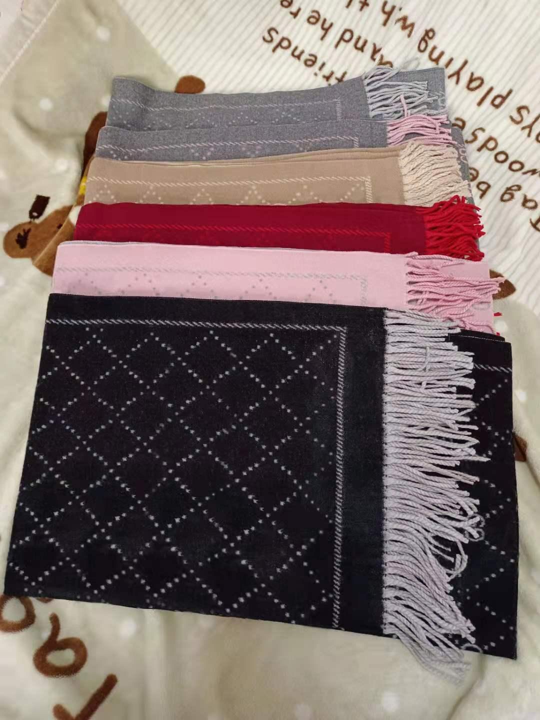 Luxury Cashmere Fashion Scarf for Women - Winter-Thick Long Shawls by Prestigious Brands